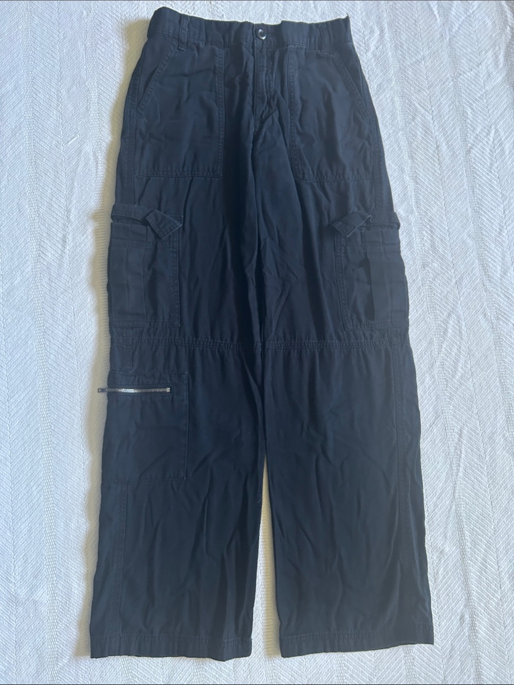 Women’s Black Cargo Pants - Classic Utility Style